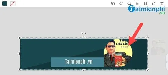 Ví dụ ảnh cover Facebook sau khi thêm sticker và ảnh