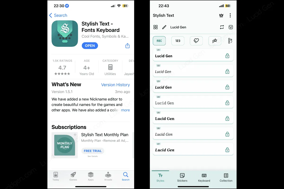 Viết chữ in đậm trên Facebook bằng điện thoại với ứng dụng Stylish Text