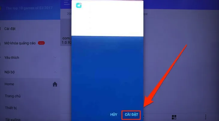 Xác nhận cài đặt file APK lần cuối