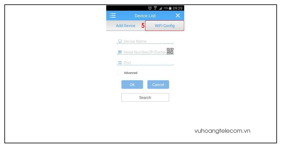 Xác thực mật khẩu mạng WiFi hiện tại trên ứng dụng Xmeye