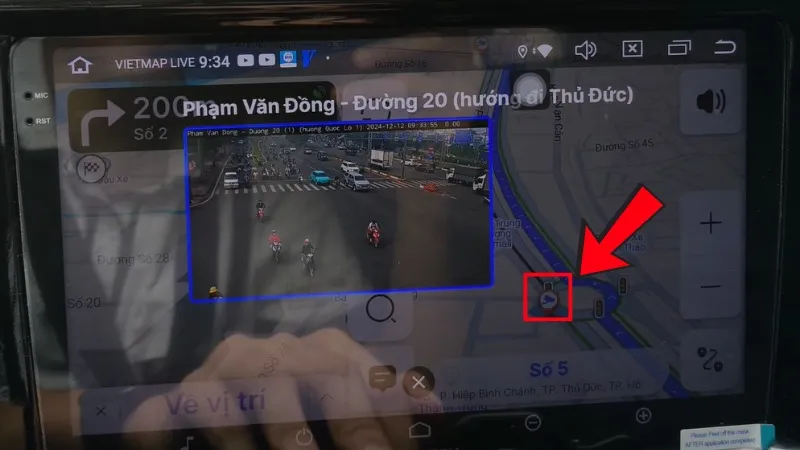 Xem hình ảnh camera giao thông trên tuyến đường Vietmap