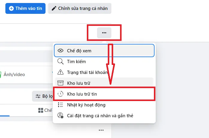 cách xem tin của bạn trên facebook: Hướng Dẫn Chi Tiết Truy Cập Kho Lưu Trữ Story