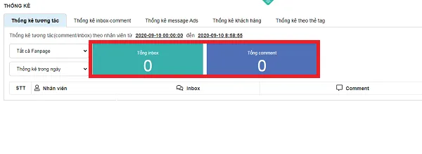 Xem tổng tương tác Facebook