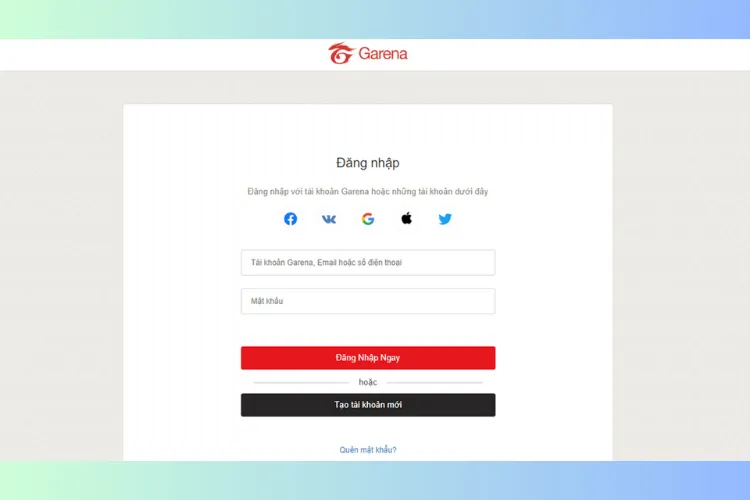 Yêu cầu hỗ trợ liên quan đến liên kết tài khoản Garena
