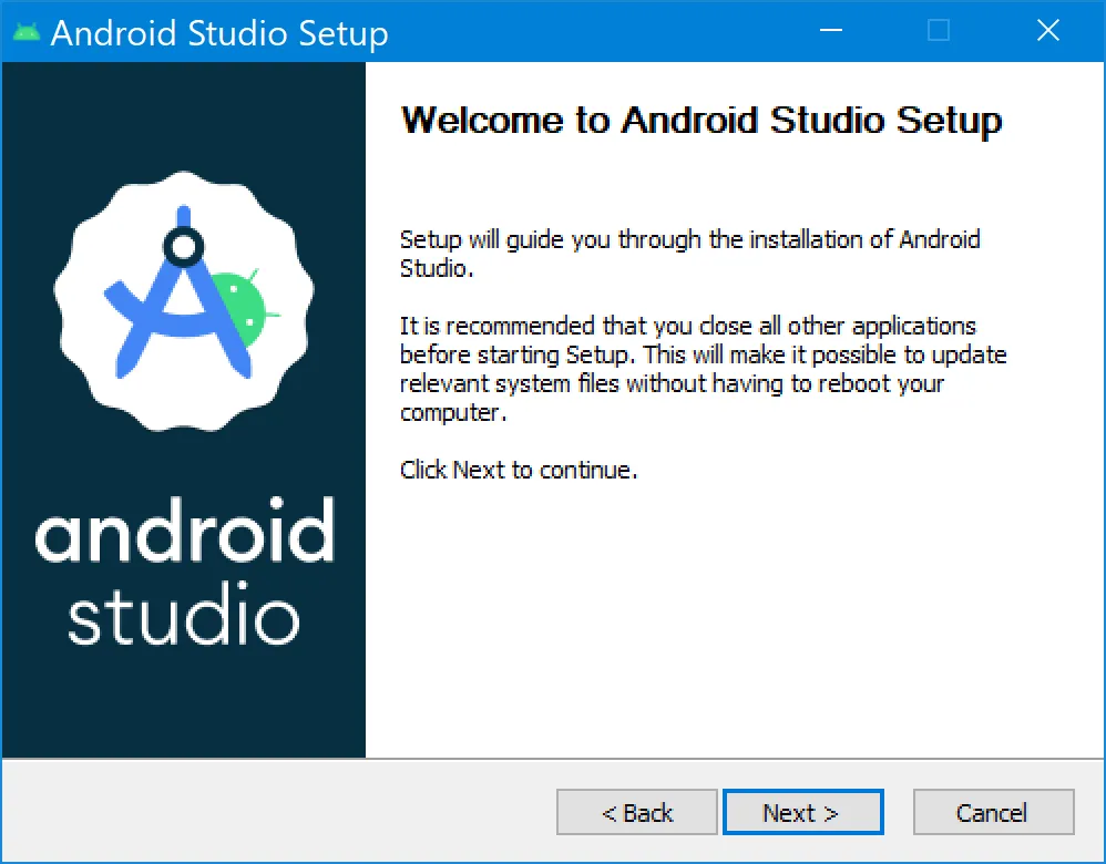 cách cài đặt android studio Chi Tiết và Tạo Dự Án Đầu Tiên trên Windows