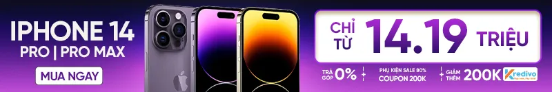 Banner quảng cáo iPhone 14 Pro Max tại Điện Thoại Giá Kho