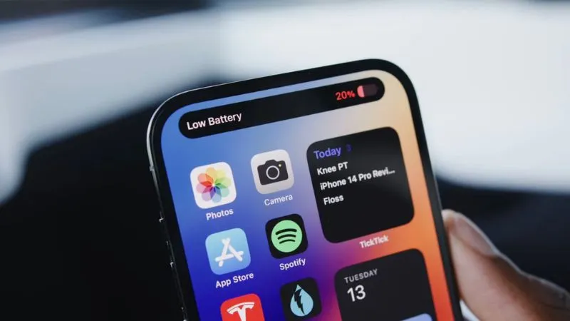 Biểu tượng tiết kiệm pin khi sử dụng chế độ tối trên thiết bị di động