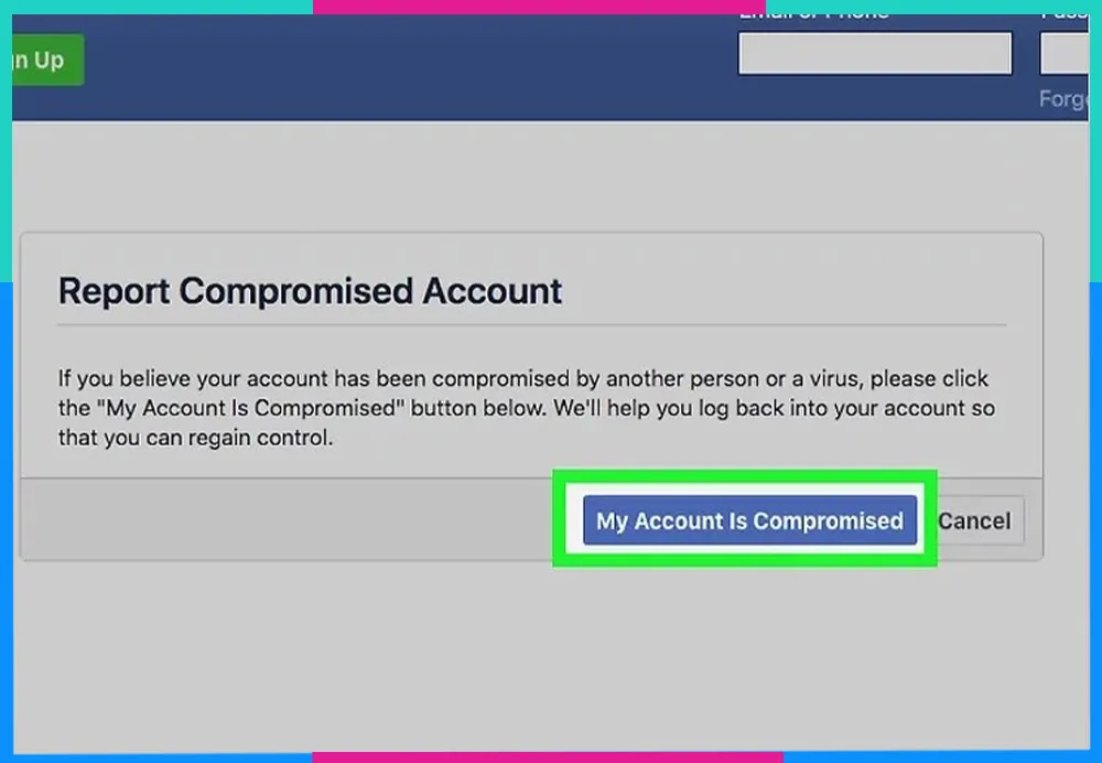 Bước 2: Nhập thông tin số điện thoại hoặc email bạn sử dụng để đăng nhập Facebook và nhấn nút Tìm Kiếm.