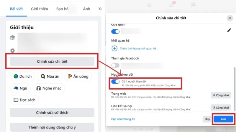 Cách bật hiển thị số lượt theo dõi công khai trên Facebook 1