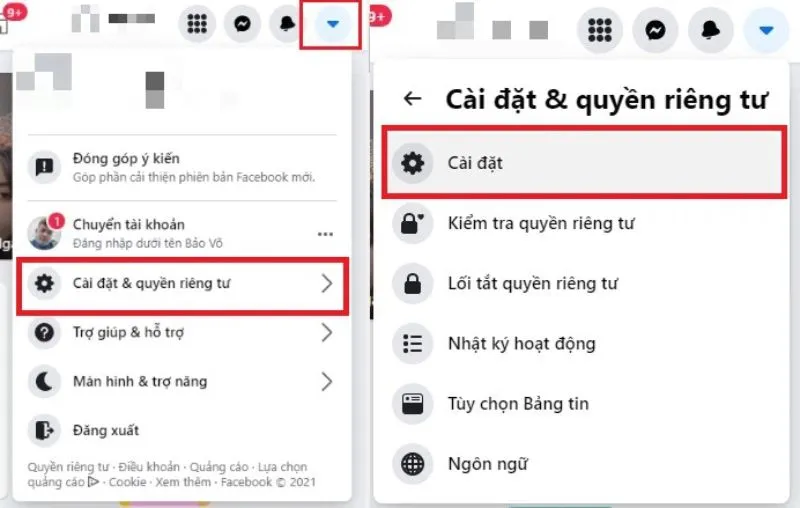 Cách block facebook người khác trên máy tính: Giao diện đăng nhập Facebook