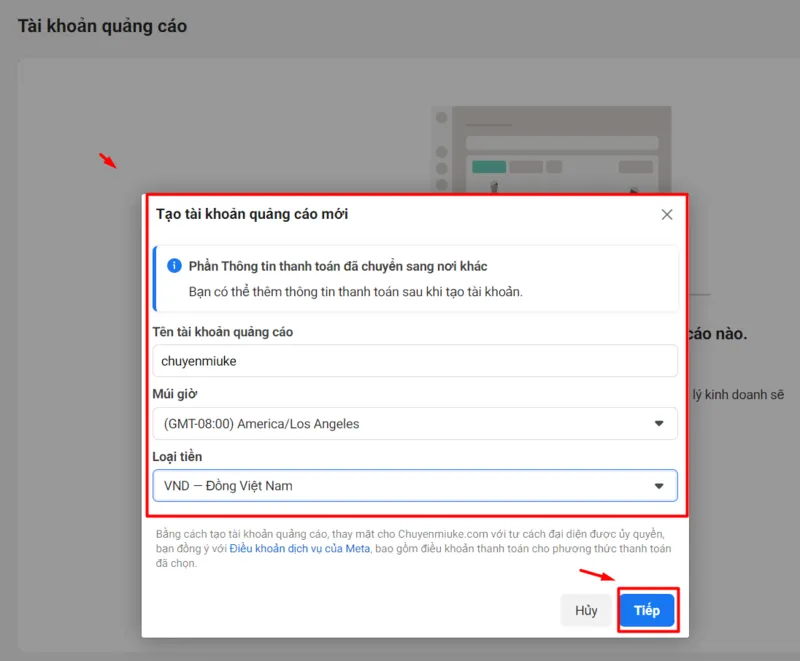 cách tạo tài khoản facebook ads đơn giản