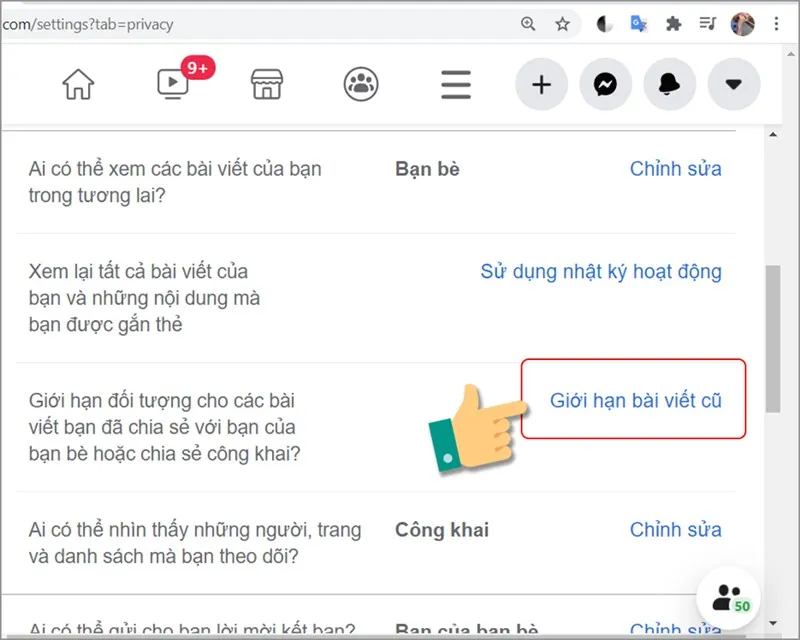 Chỉnh sửa giới hạn bài viết cũ