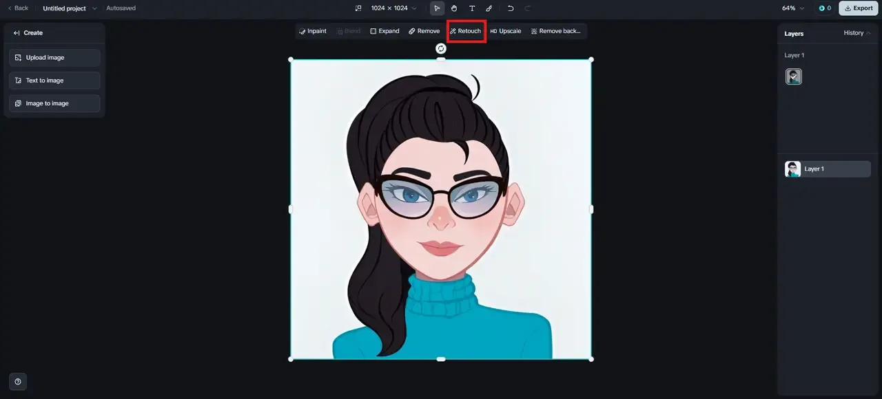Chỉnh sửa nhanh hình đại diện Facebook bằng tính năng Retouch của AI