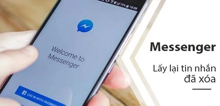 Giao diện tìm kiếm trong ứng dụng Messenger trên điện thoại