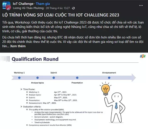 Hình ảnh về cuộc thi minigame hoặc challenge nhằm tăng traffic và tương tác cho trang Facebook