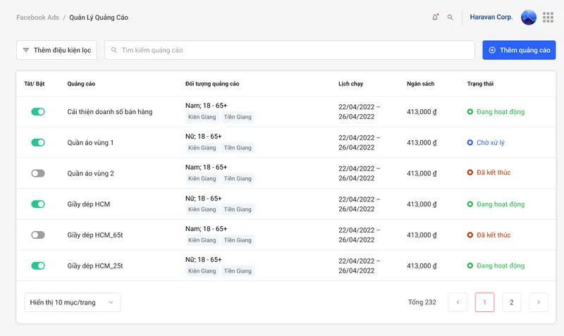 Lên chiến dịch quảng cáo Facebook phù hợp