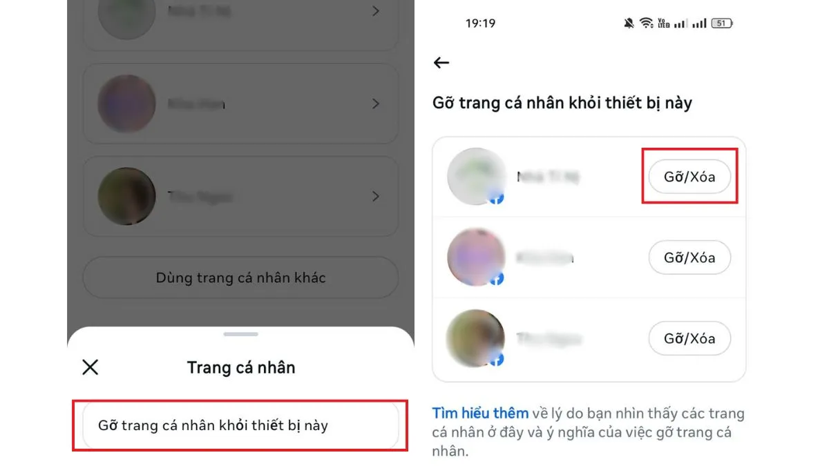 Mẹo gỡ thông tin tài khoản Facebook trên điện thoại - bước 2