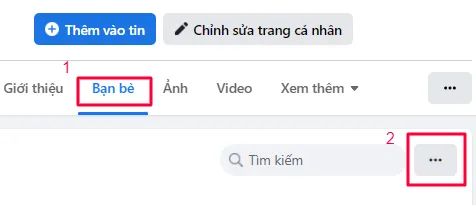 Nhấn vào biểu tượng 3 chấm để mở tùy chọn Chỉnh sửa quyền riêng tư