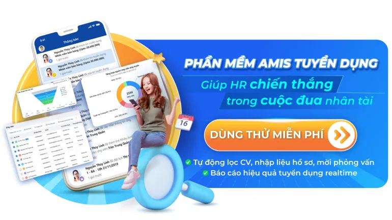 phần mềm tuyển dụng misa amis