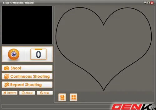 Sử dụng màn hình làm khung tham chiếu cho bố cục ghép ảnh