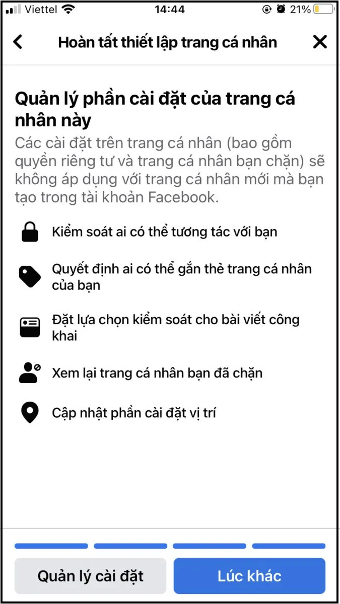 Thiết lập ảnh đại diện và ảnh bìa là bước quan trọng khi tạo một trang Facebook