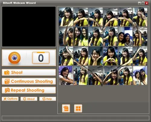Thực hiện chụp ảnh với chế độ chụp lặp lại
