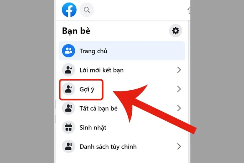 Tính năng gợi ý kết bạn của Facebook là một công cụ hỗ trợ mở rộng kết nối tự nhiên.