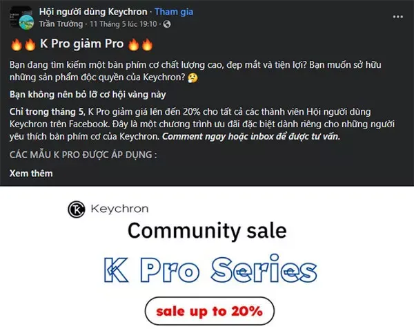 Ví dụ về chiến thuật tăng traffic cho fanpage Facebook bằng ưu đãi độc quyền giới hạn