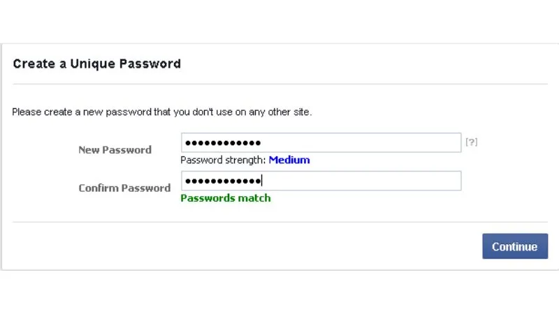 xac nhan 2 mat khau giong nhau: Hình minh họa bước nhập và xác nhận mật khẩu mới khi tài khoản bị khóa