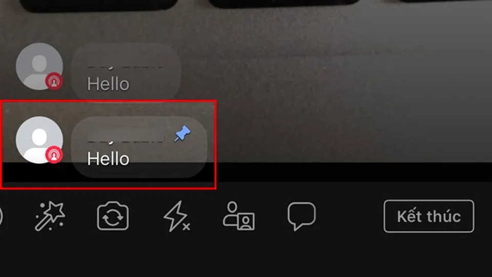 Xác nhận bình luận đã được ghim thành công
