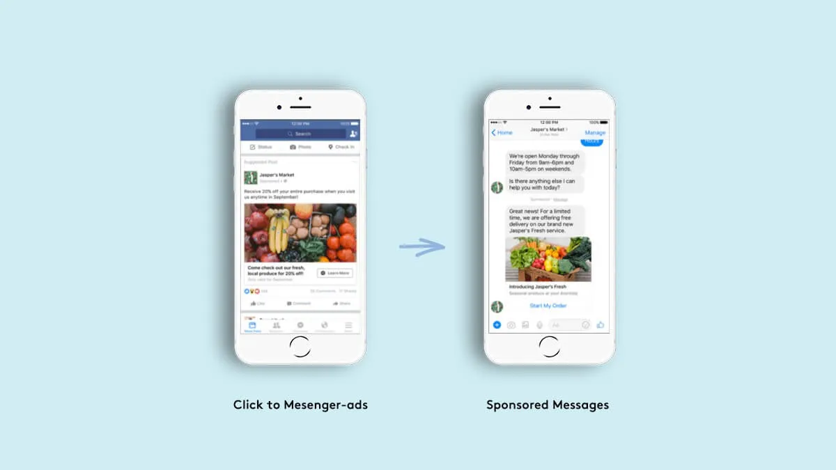 Xem demo giao diện xuất hiện trên Facebook khi chạy quảng cáo (Nguồn: Internet)