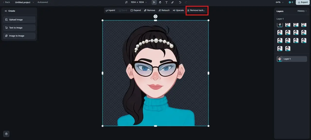 Xóa nền để có hình đại diện Facebook trong suốt