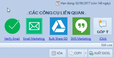 Xuất dữ liệu đã lọc (email, SĐT) từ comment Facebook ra file Excel